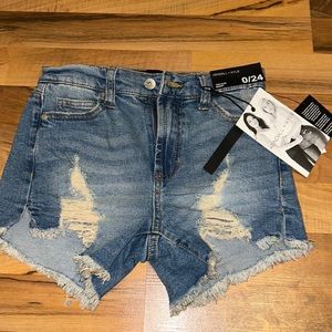 Kendall + Kylie jean shorts
